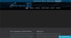 Desktop Screenshot of blynxoptical.com